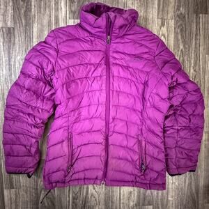 Polar Edge Womens Purple Puffer Jacket Small 90/10 Down Insulated Warm Coat